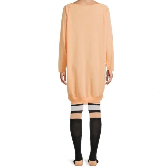 Halloween Sassy Skeleton Lady Shirt Light Sweatshirt & Socks Set Ladies L 12-14 - Picture 2 of 12